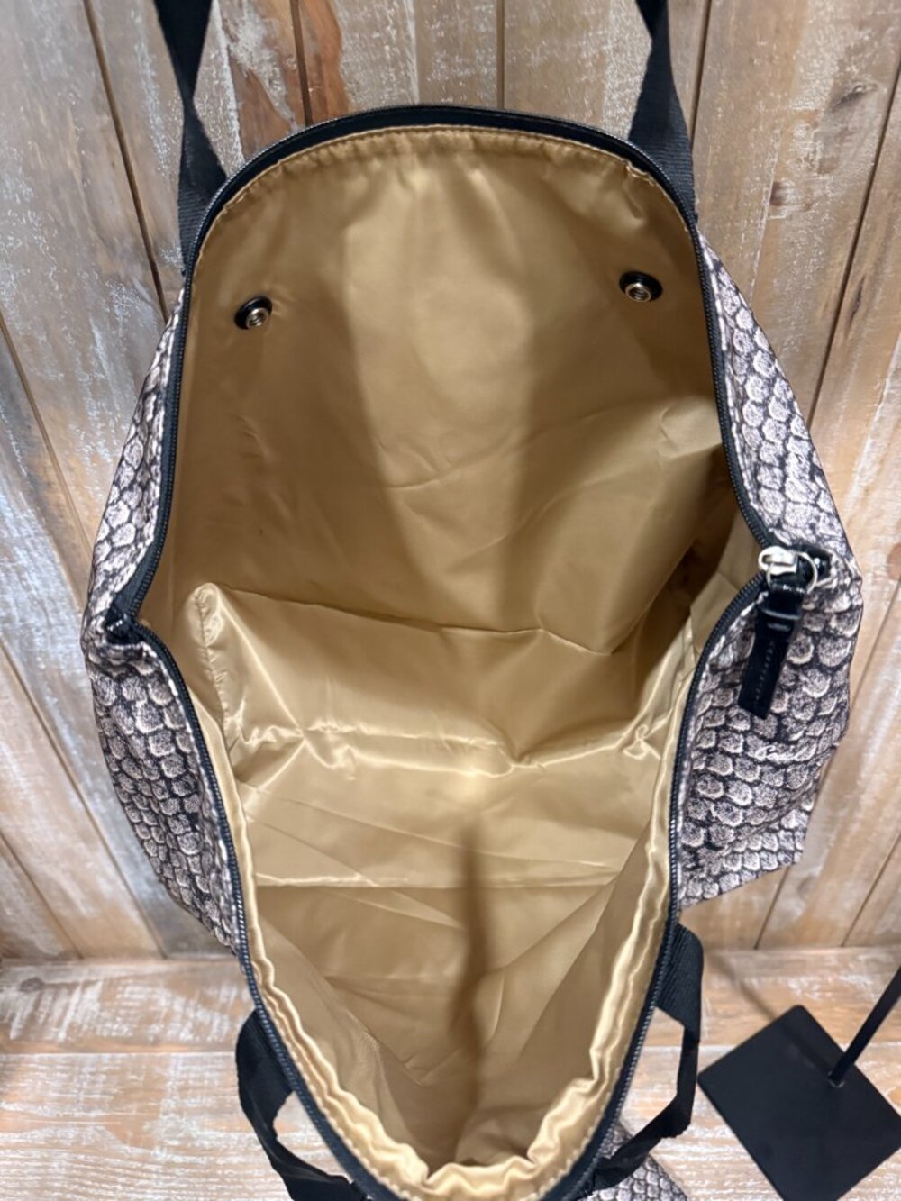 COACH GETAWAY SIGNATURE NYLON PACKABLE WEEKENDER TOTE BAG & POUCH Travel New - Picture 15 of 15